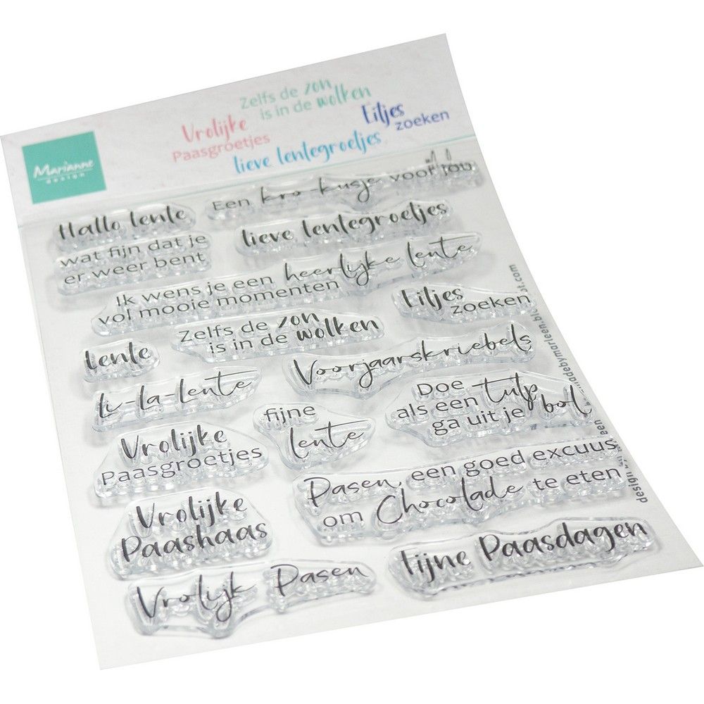 Marianne design • tampons salutations de printemps par Marleen