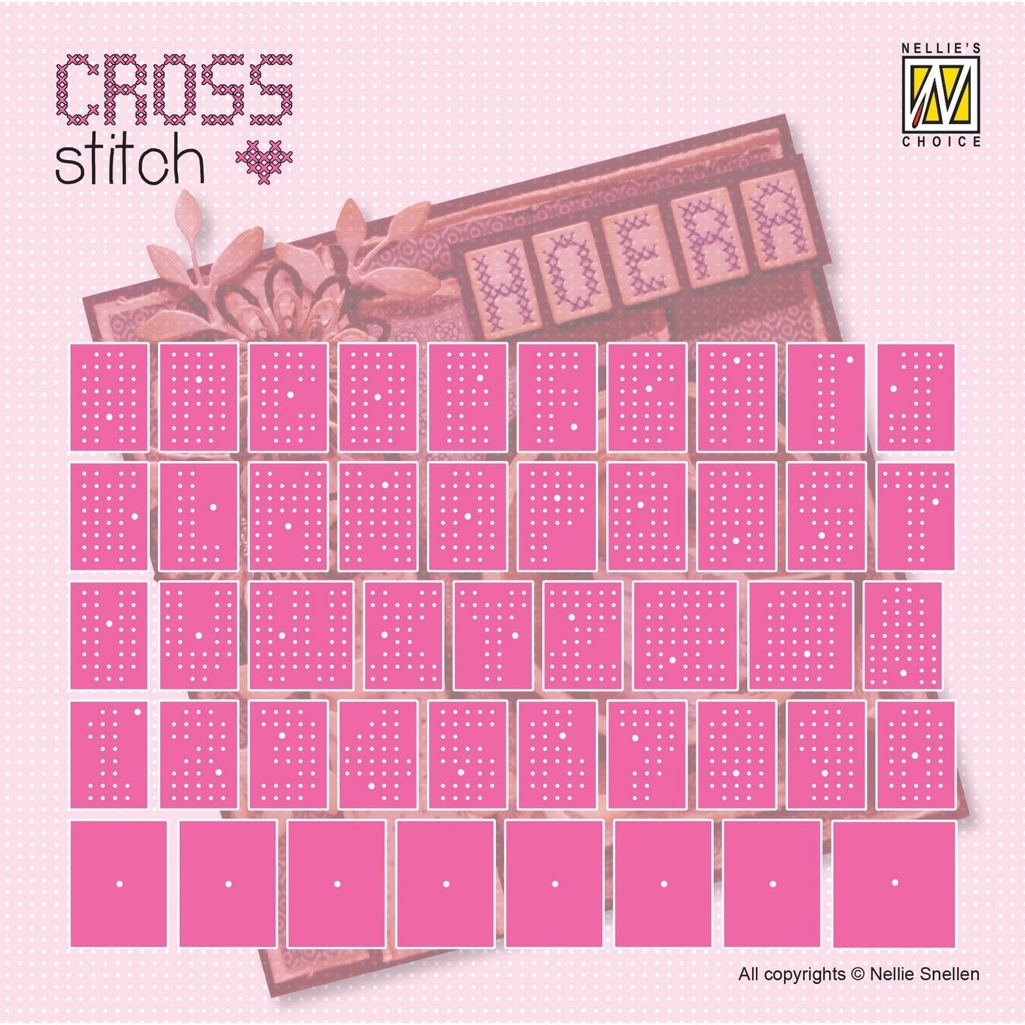 Le choix de Nellie • matrices de forme lettres 47pcs.