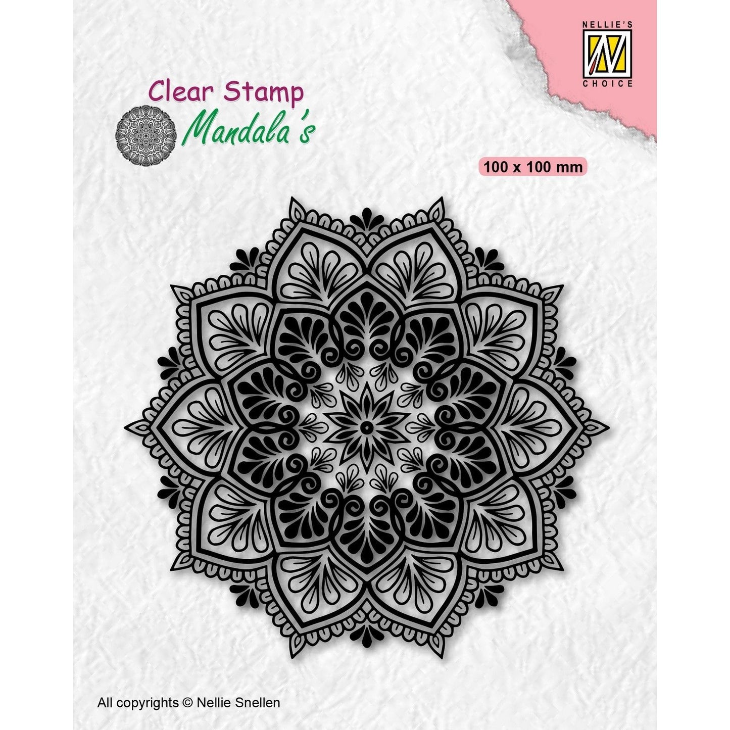 Le choix de Nellie • mandalas tampon transparent mandala étoile de mer