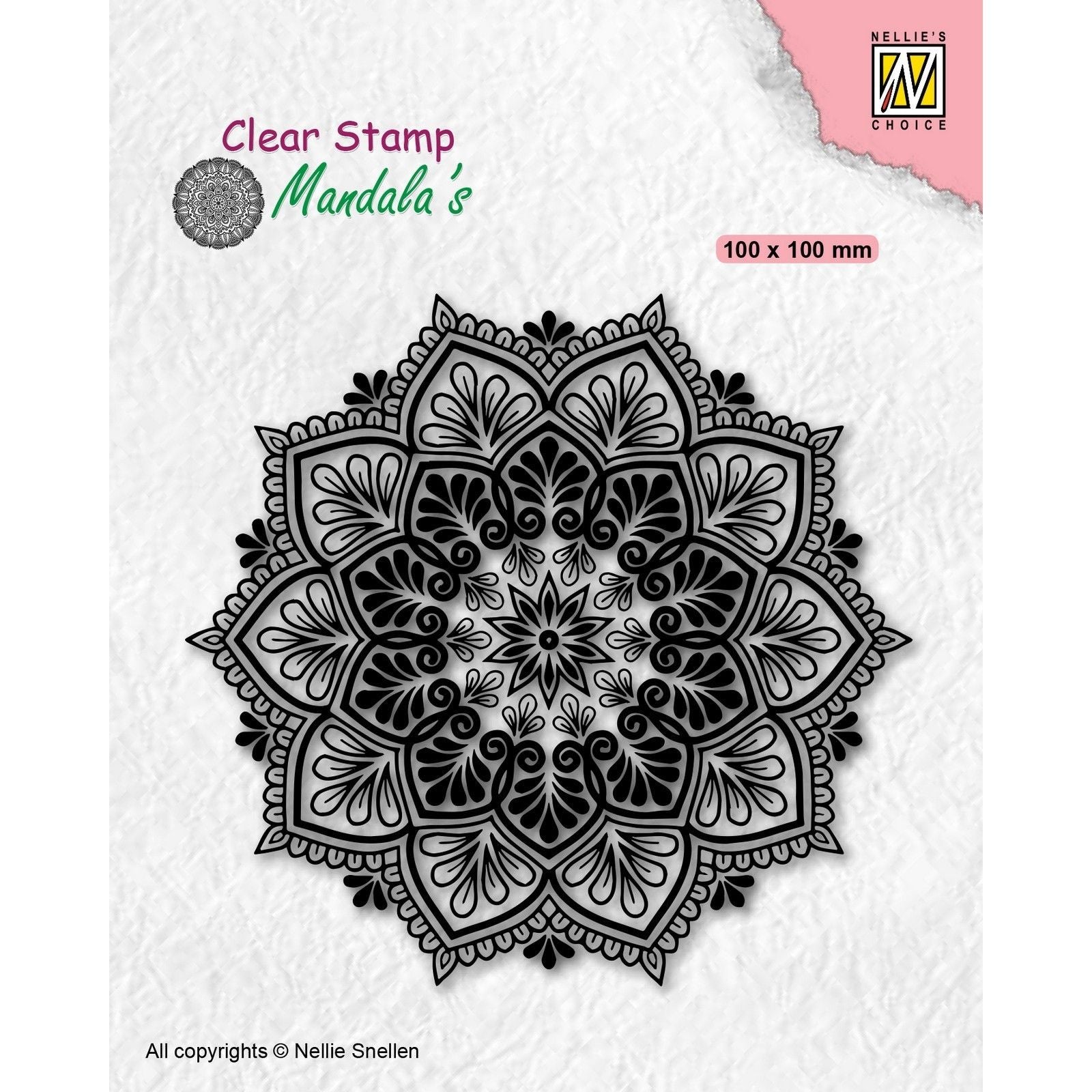 Le choix de Nellie • mandalas tampon transparent mandala étoile de mer