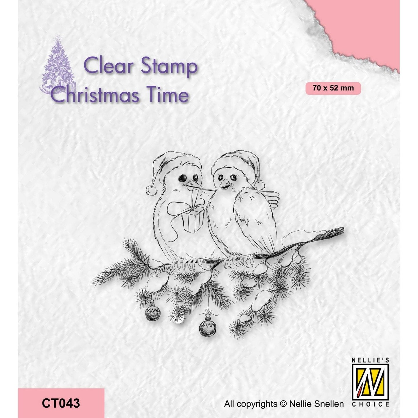 Le choix de Nellie • Timbres transparents pour Noël célébrant Noël