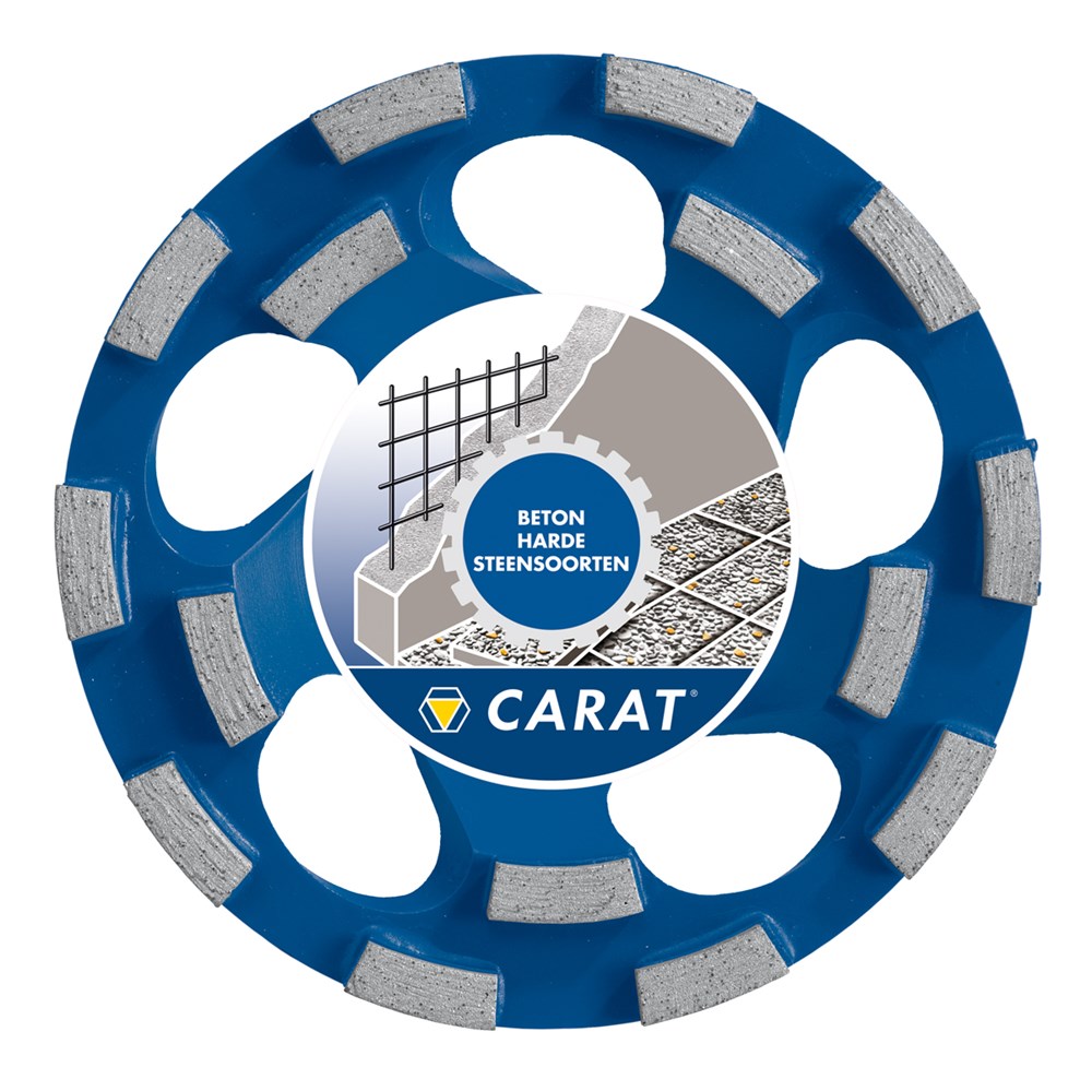 Tête de meulage Carat ø180 cubd master béton