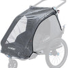 Housse de pluie pour remorque enfant Cube double cmpt