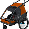 Remorque pour enfants de l'équipe d'action Cube double cmpt