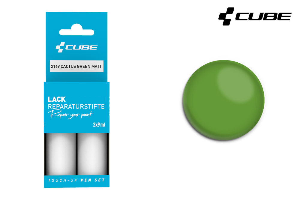 Set de stylos de retouche Cube vert cactus mat