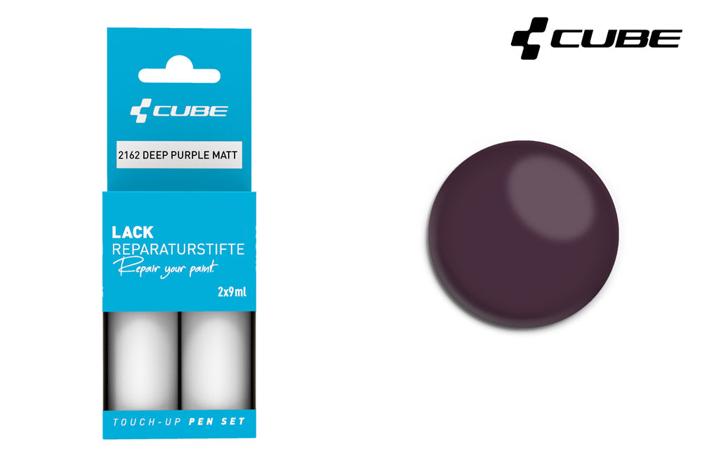 Set de stylos de retouche Cube violet foncé mat