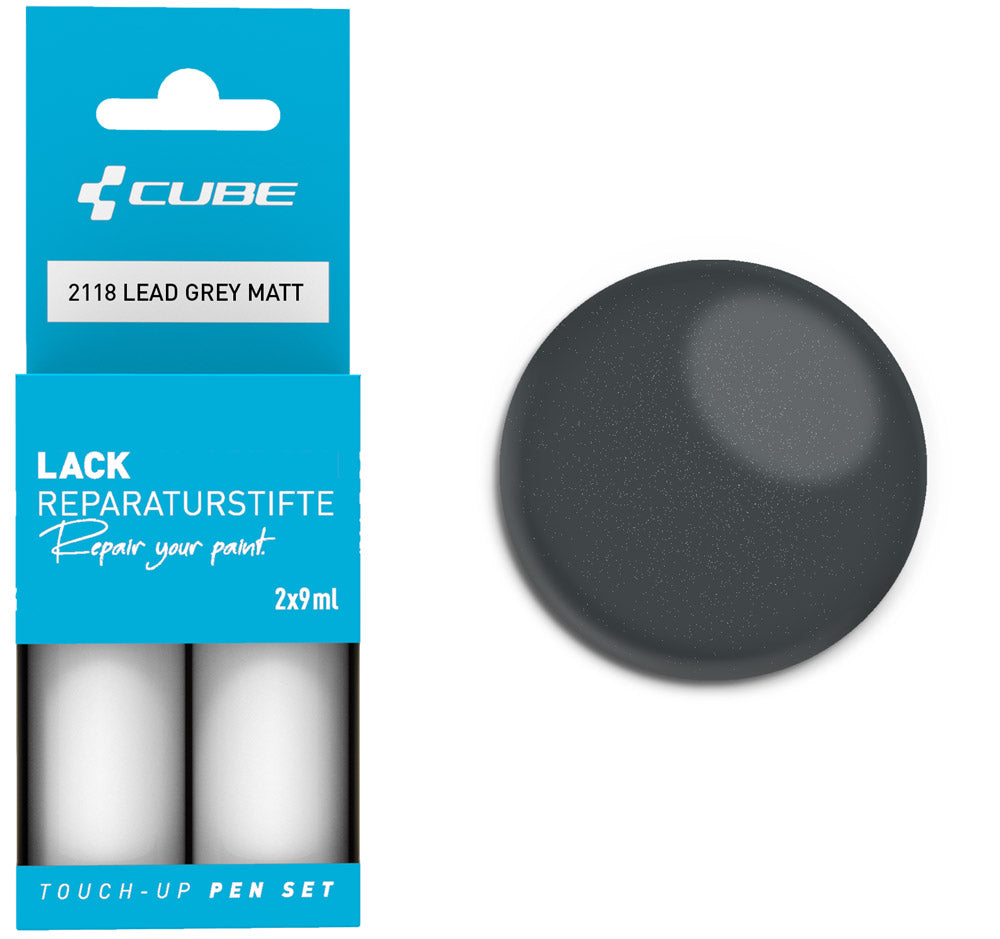 Set de stylos de retouche Cube gris plomb mat