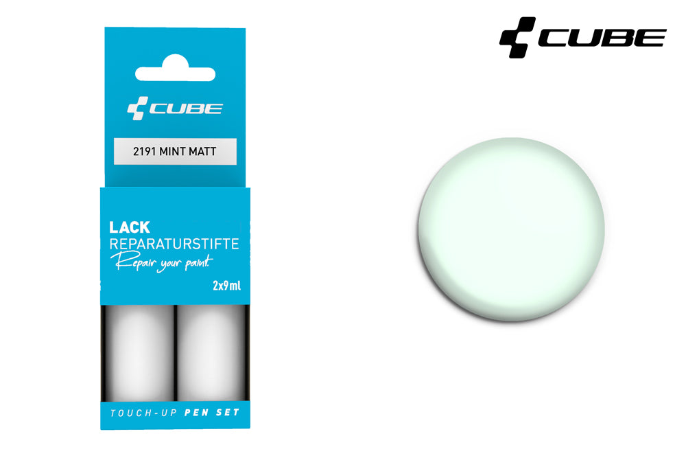 Set de stylos de retouche Cube menthe mat