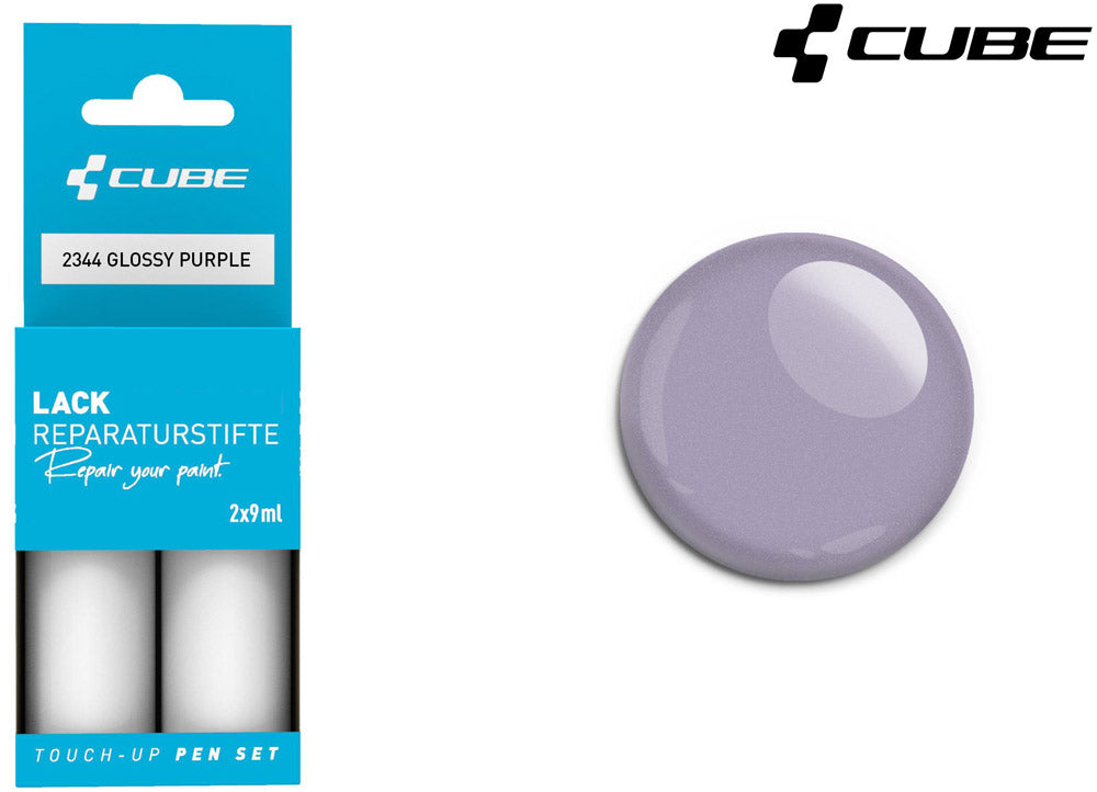 Set de stylos de retouche Cube violet brillant