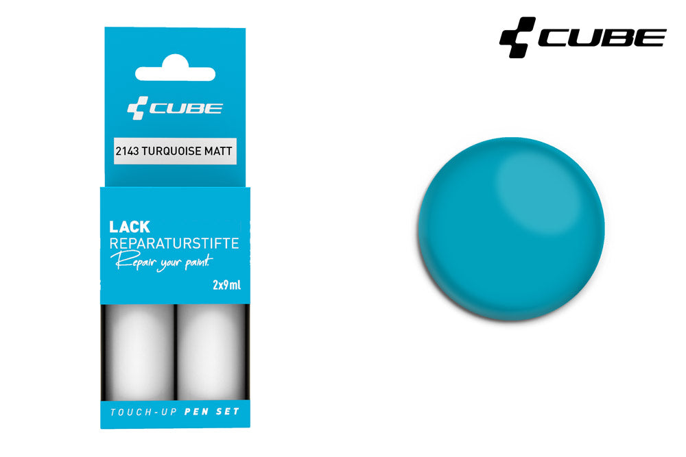 Set de stylos de retouche Cube turquoise mat