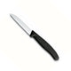Couteau à éplucher Victorinox lisse droit noir