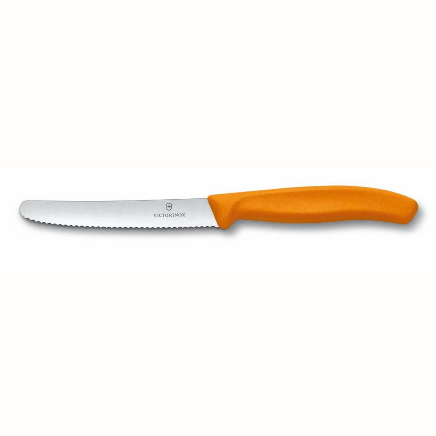 Couteau de table Victorinox dentelé orange