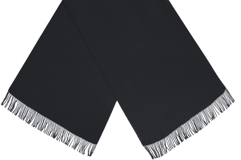 CWI Écharpe dames 180 x 70 cm Viscose bleu foncé