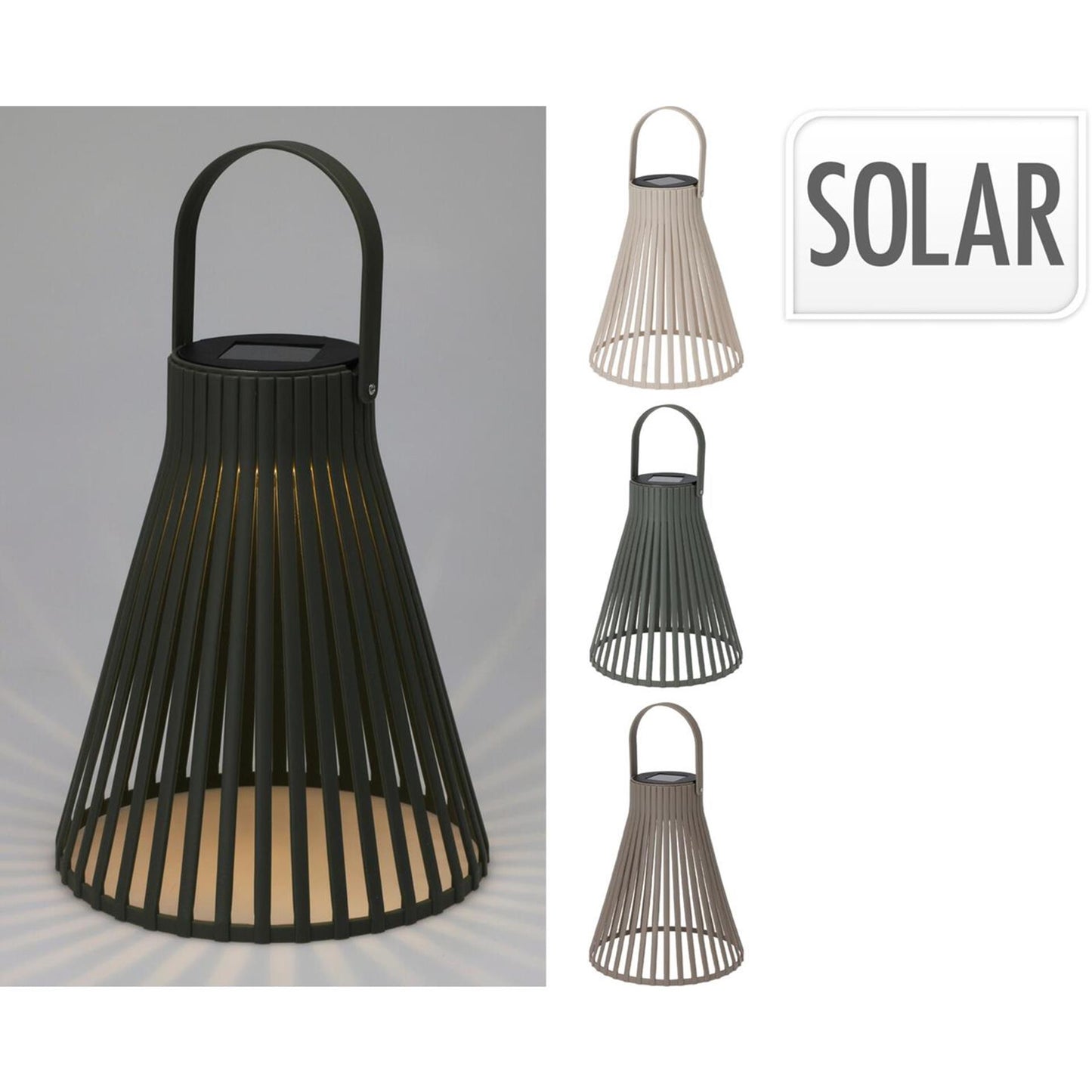 Lanterne solaire de jardin Pro h24cm