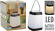 Lampe de table LED portable noir