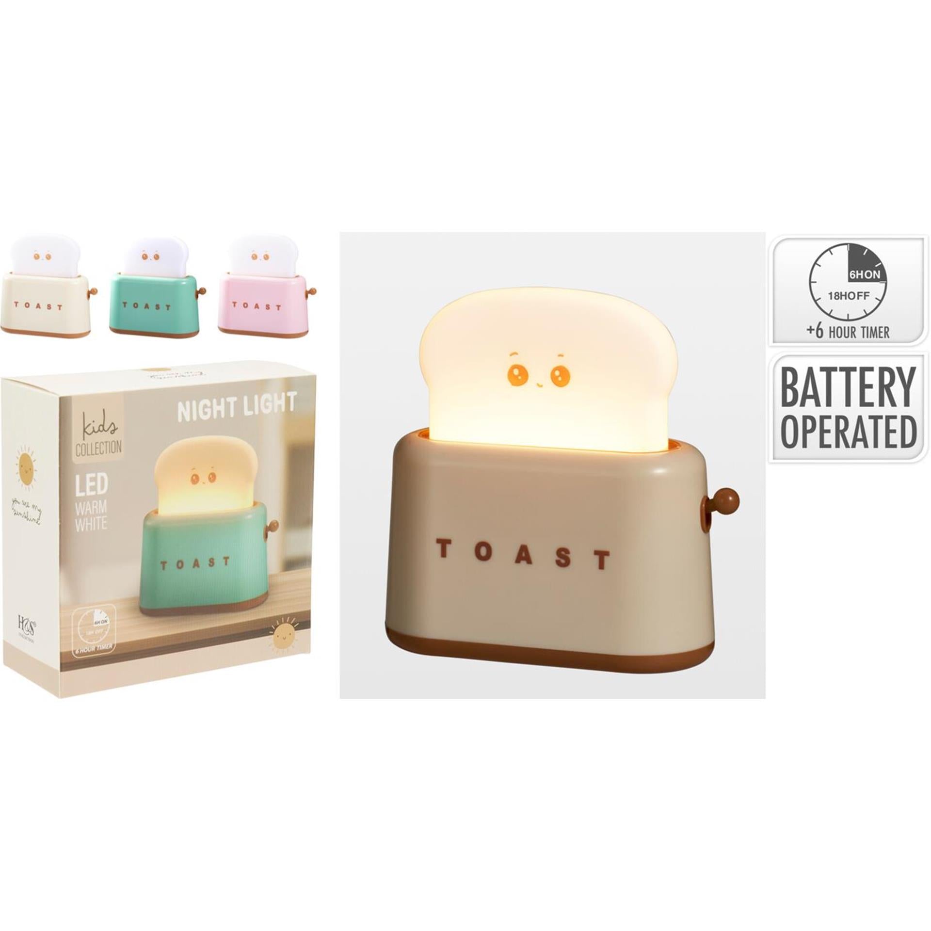Lampe de nuit de style maison avec minuterie