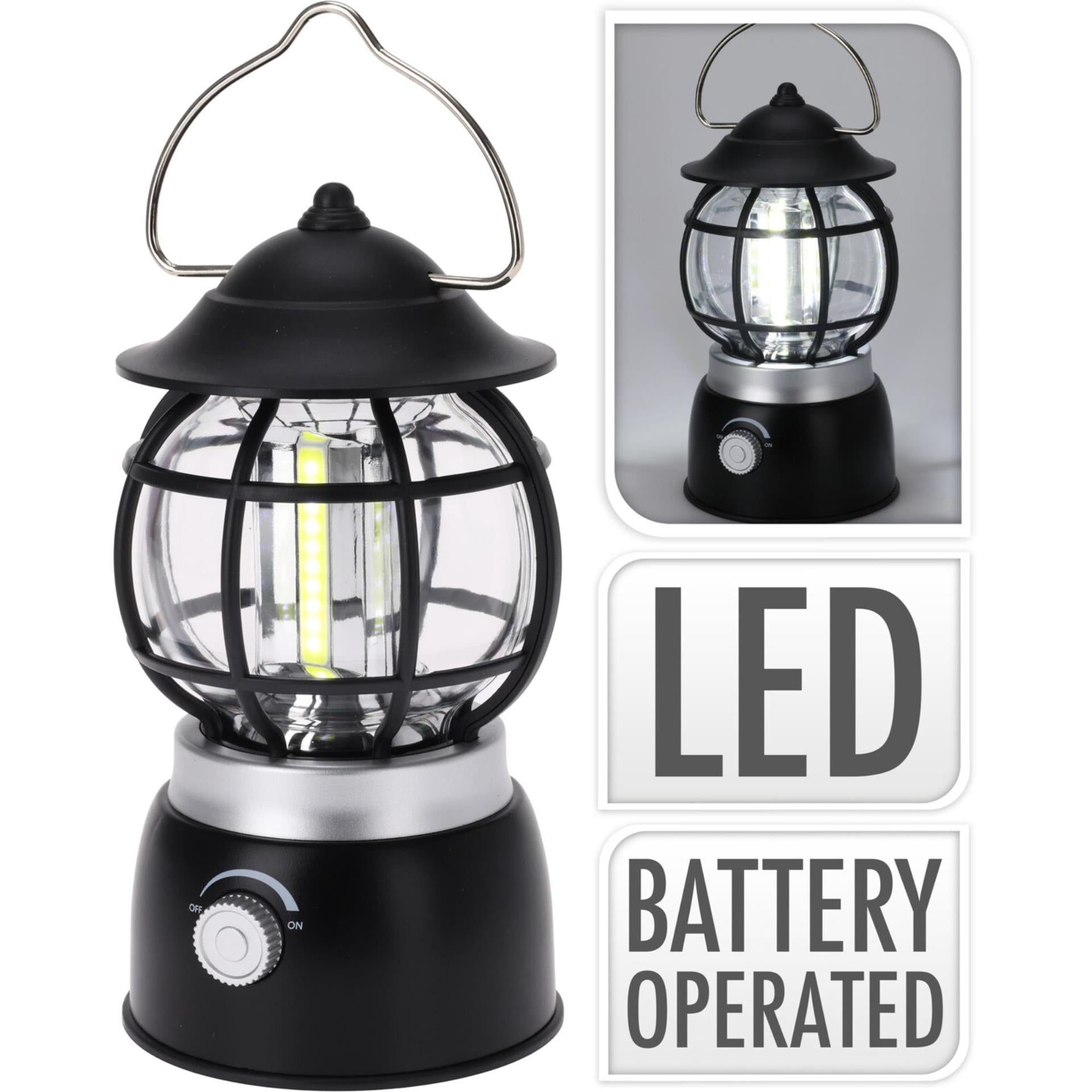 Redcliffs lampe de camping cob 10x19cm noir