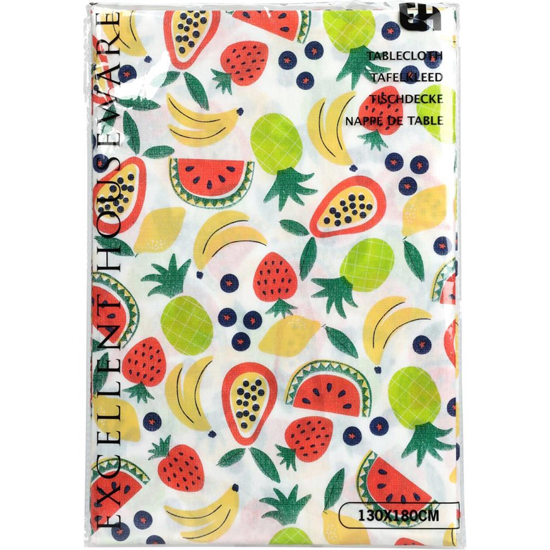 Excellente nappe en flanelle pour articles ménagers, 130x180cm, fruits