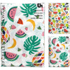 Excellente nappe en flanelle pour articles ménagers, 130x180cm, fruits