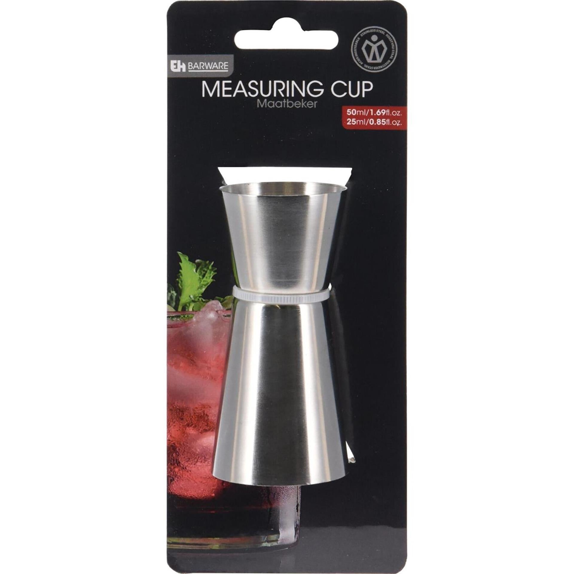 Excellent articles ménagers Drink Buddy en acier inoxydable sur carte 50 et 25ml