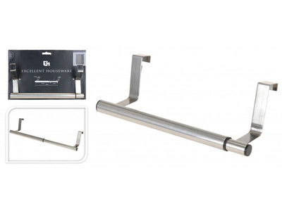 Solutions de rangement accroche-porte en acier inoxydable extensible 25-40cm