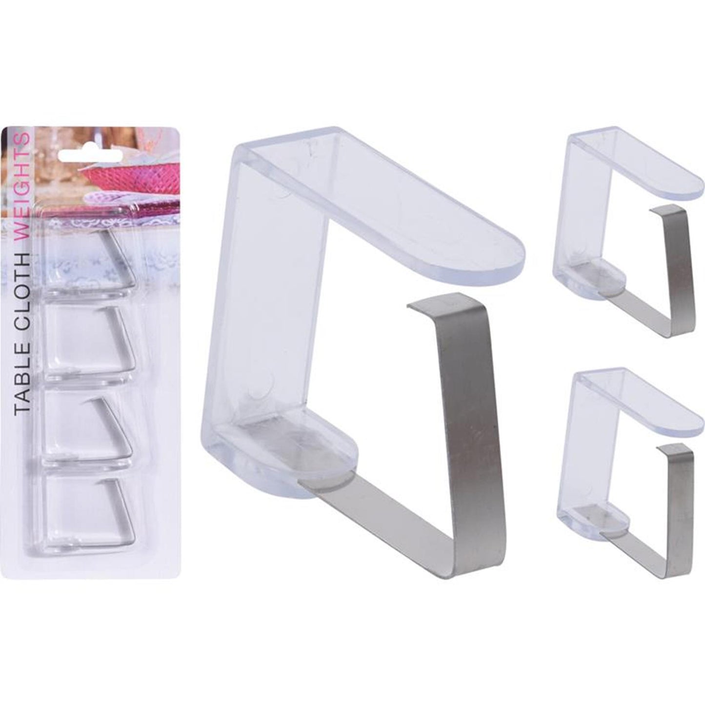 Pinces à nappe de jardin Pro lot de 4 pièces