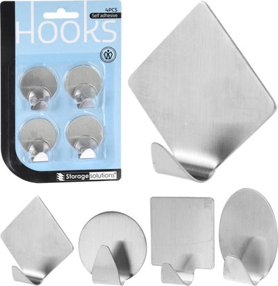 Solutions de stockage Brassets en acier inoxydable Set4 4asorti