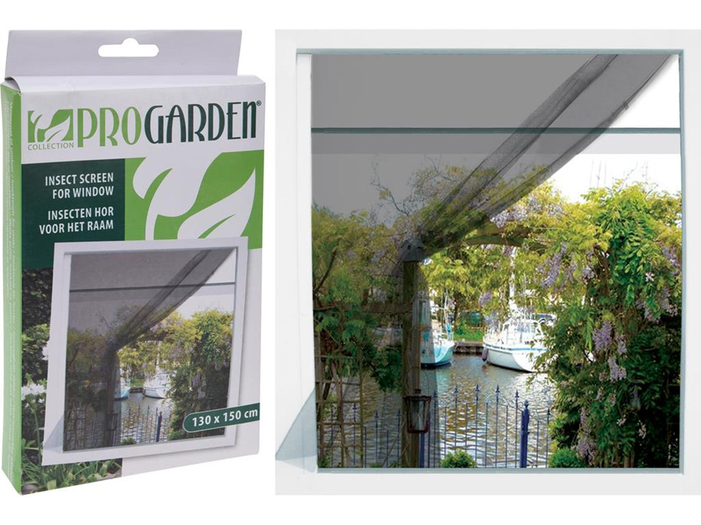 Moustiquaire de jardin Pro pour fenêtre 130x150cm