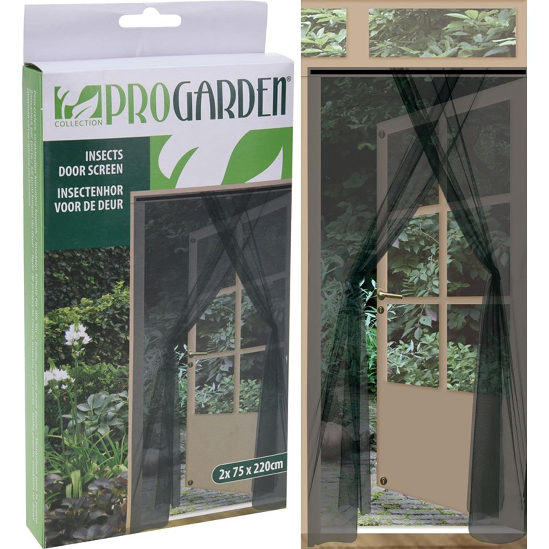 Moustiquaire de jardin Pro pour porte, lot de 2 pièces