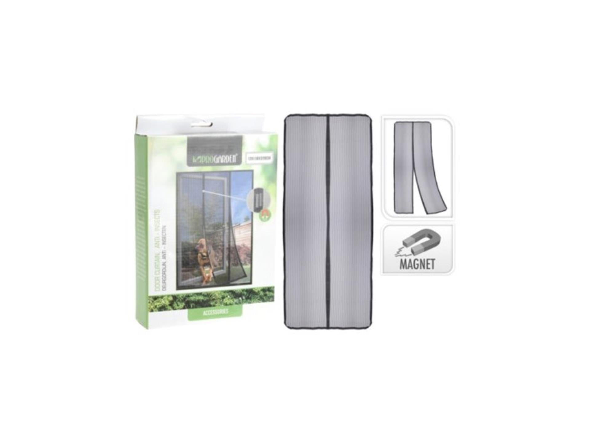 Porte moustiquaire de jardin Pro magnétique 210x50 (2x)