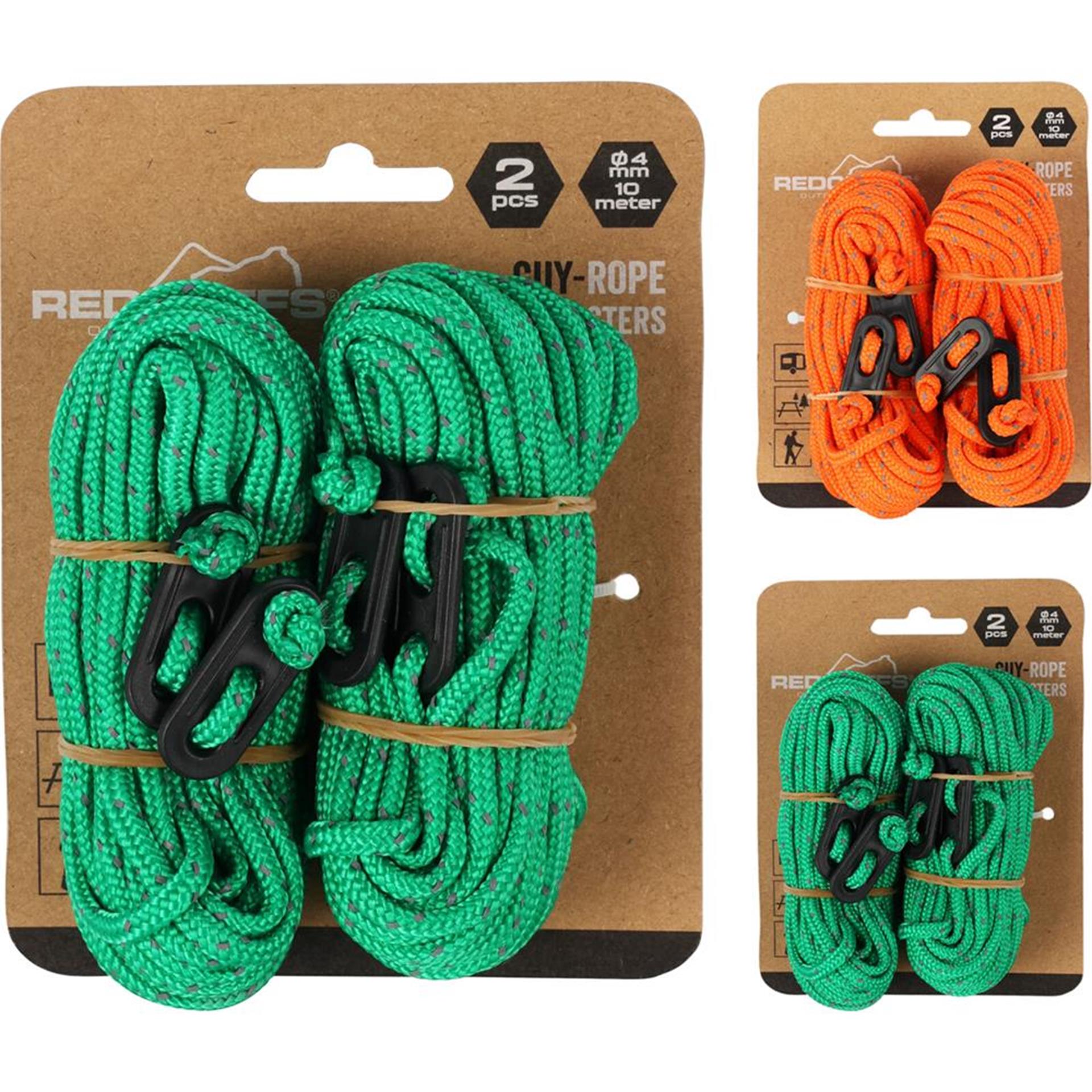Cordes de haubanage Redcliffs 10mtr 4mm lot de 2