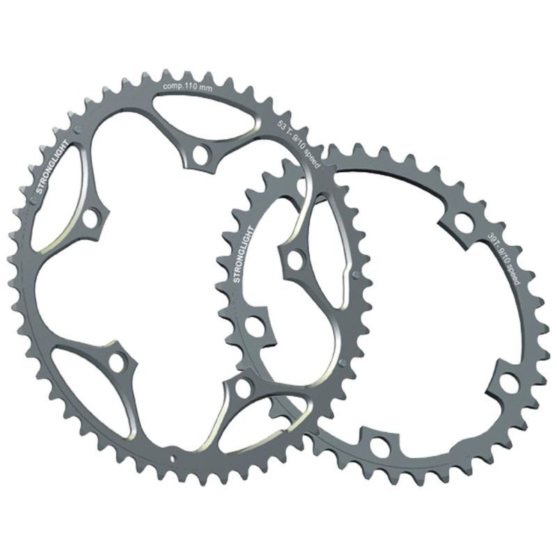 Stronglight Chain Ring Strongl. CD110MM 52T SIL.