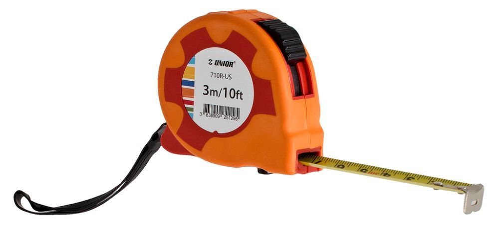 Ruban à mesurer Unior Tools 710r-us 3m