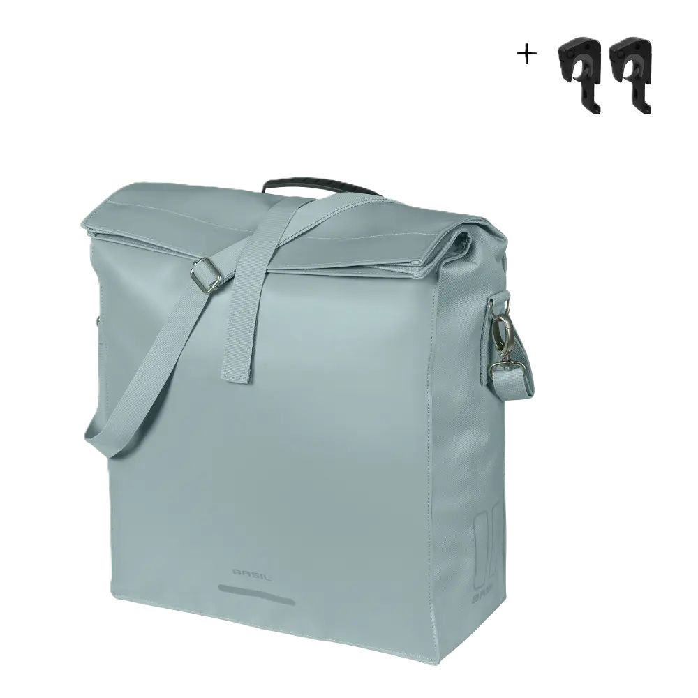 Sacoche de vélo simple Basil Urban Load Pro Mik Hooks