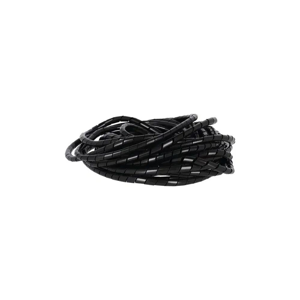 Câble XLC spiralé 4mm 10m noir