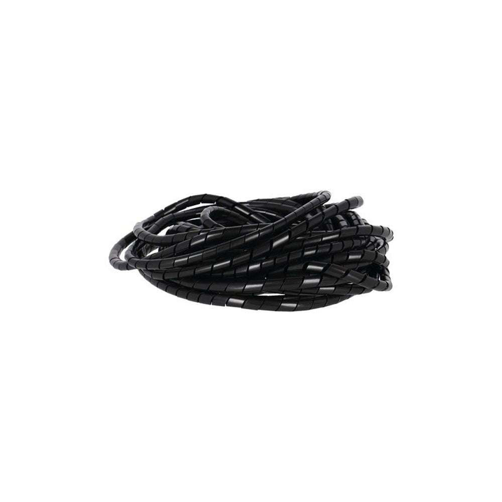 Câble XLC spiralé 6mm 10m noir