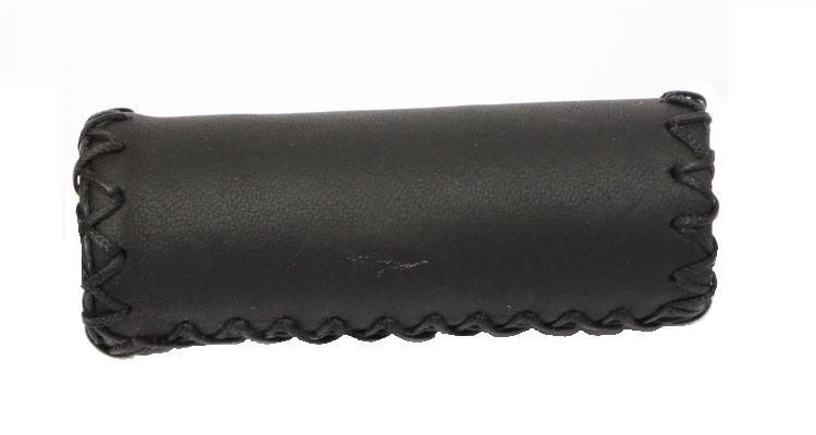Poignée Velo cuir 90mm noir vlg142-1a