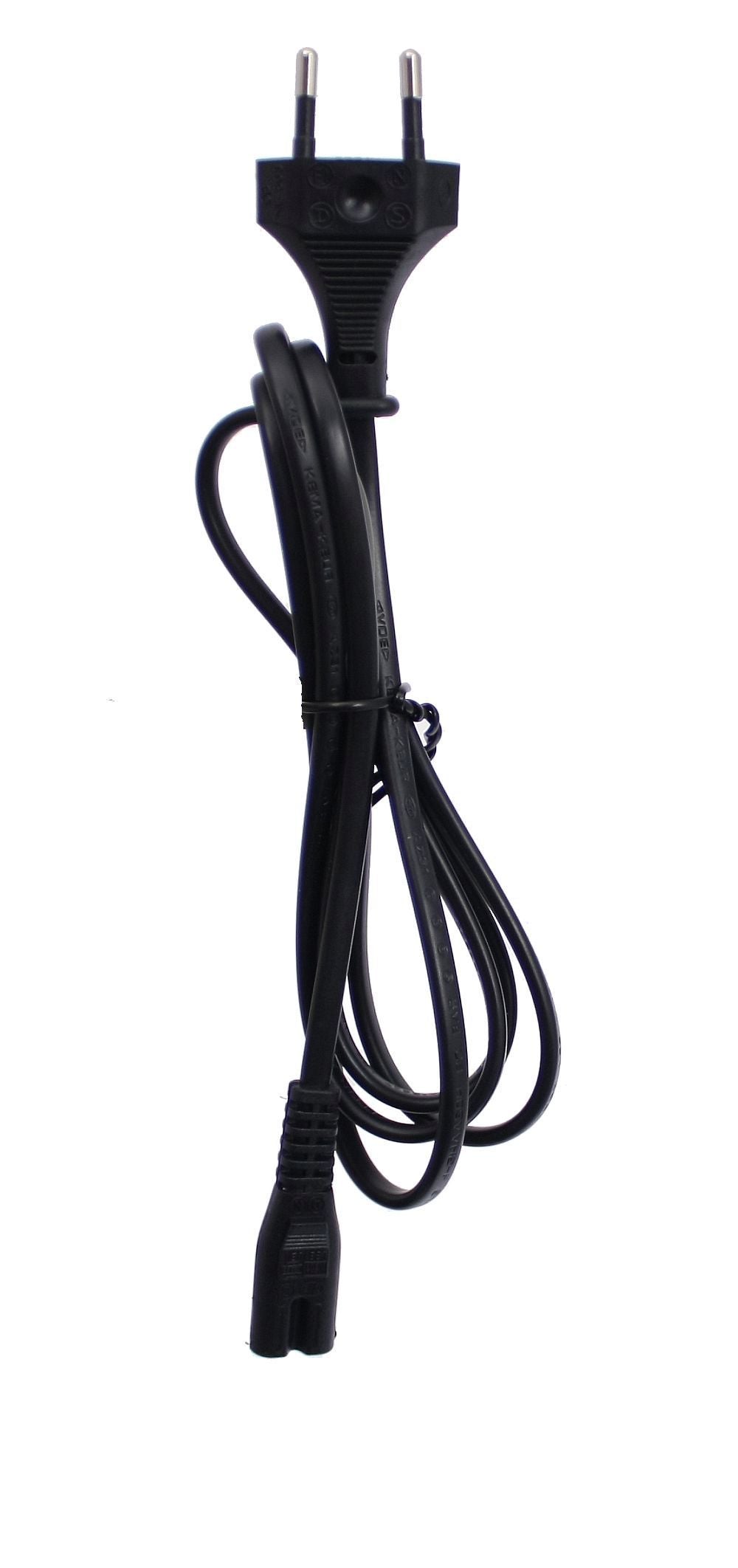 Câble d'alimentation Bosch ebp 230v chargeur euro 2 broches noir