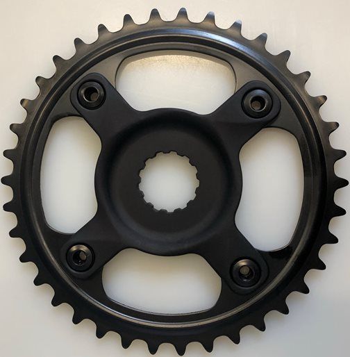 Roue à chaîne Koga Miranda 38t spider avec boulons et écrous blc