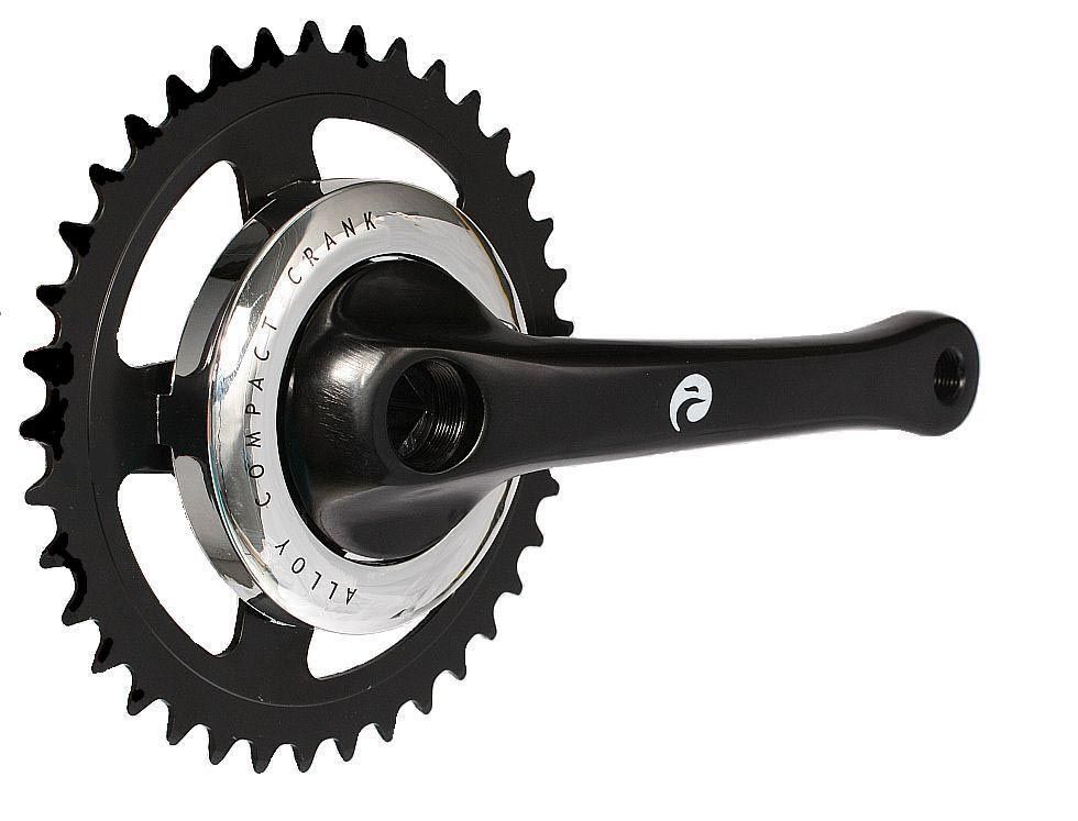 Batavus pédalier icb 38t alu noir argent