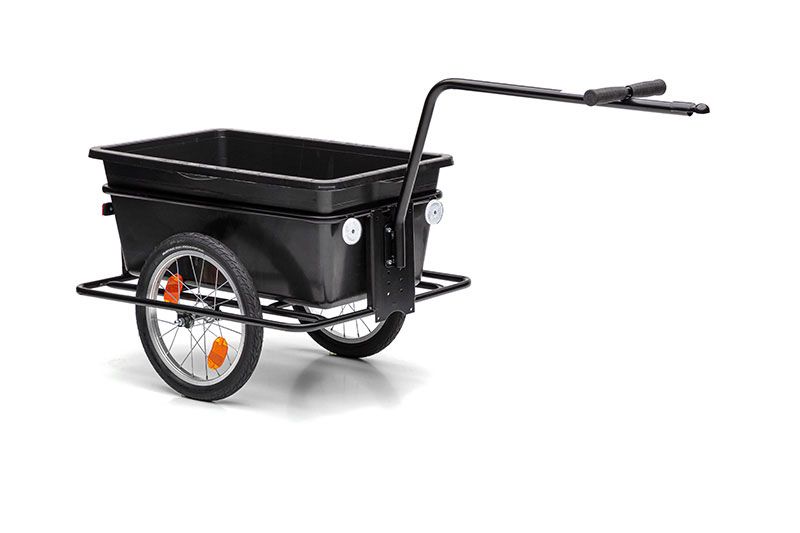 Roland Big Boy remorque pour vélo - plastique acier - 90L - noir