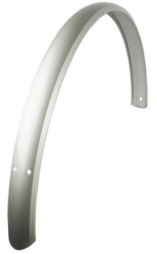 Fender arrière 26 28 pouces argent