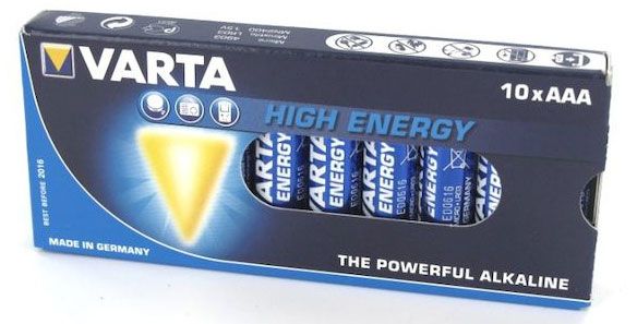 Batt Va Longlife Power LR03 aaa crayon ds a 10
