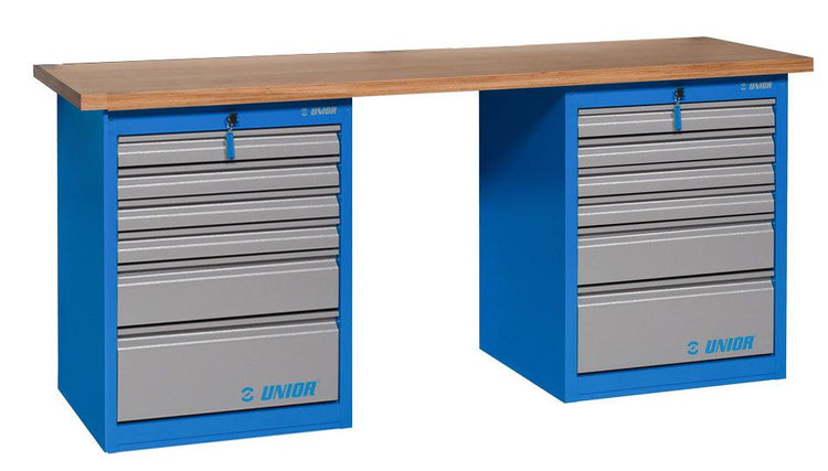 Etabli Unior 2x6 tiroirs