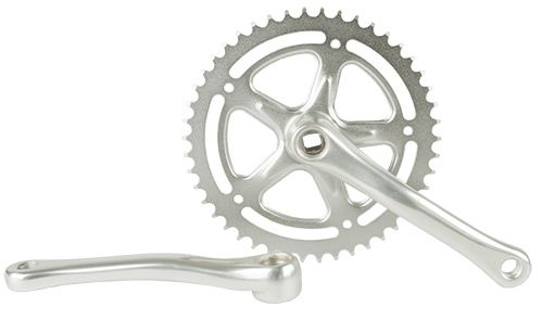 Pédalier Fausto 44T-170Mm Alu Argent