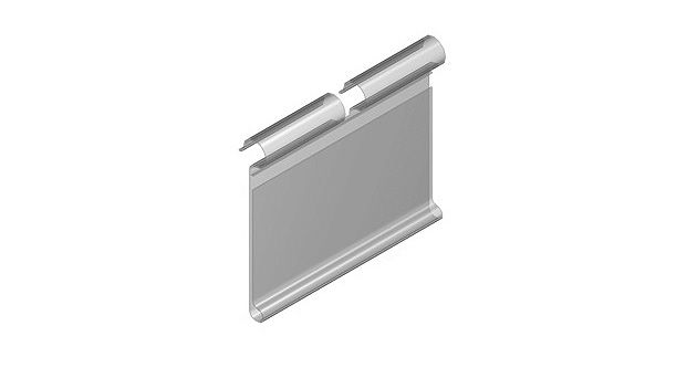 Étiquette de prix rack sans marque crochet pvc 40x60 ds a 10