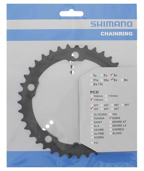 Shimano - Chain Top 39T Sora FC -3503 39T -D - noir