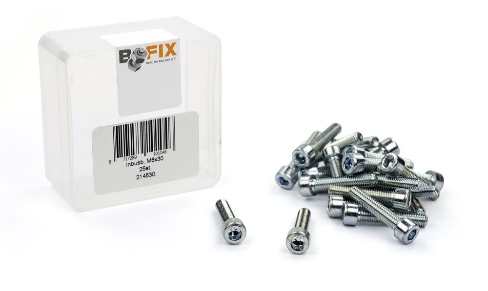 Bofix Allenbout M6X30 galvanisé (25e)