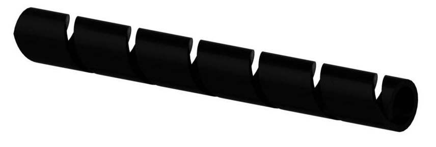 Câble spiralé sans marque 8mm noir 10m
