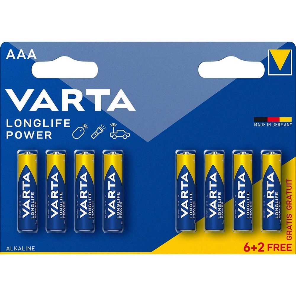 Batt Va Longlife Power LR03 aaa crayon krt a 8